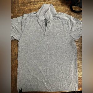 Lululemon Athletica metal vent tech polo ( Mens, Size:L, Color: Grey)
